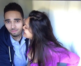 Indian babe Lorena first kiss